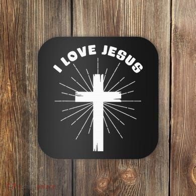 I Love Jesus Coaster