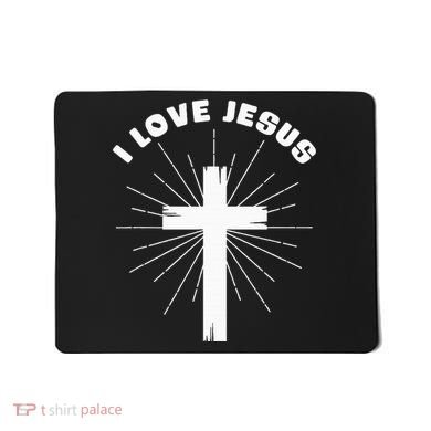 I Love Jesus Mousepad