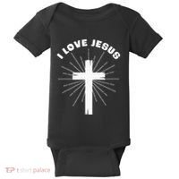 I Love Jesus Baby Bodysuit thumb 0