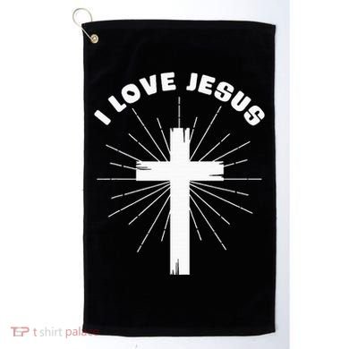 I Love Jesus Golf Towel