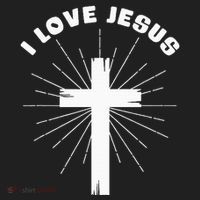 I Love Jesus Golf Towel thumb 3