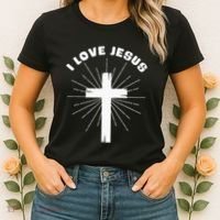 I Love Jesus Women's T-Shirt thumb 2