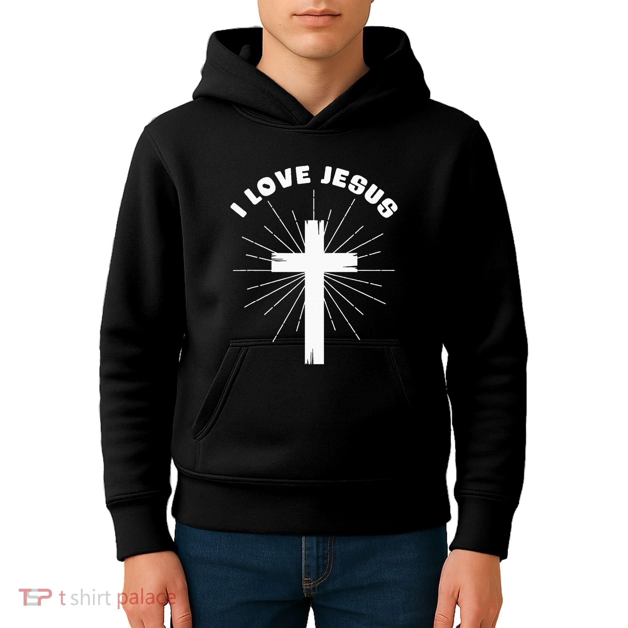 I Love Jesus Kids Hoodie