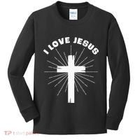 I Love Jesus Kids Long Sleeve Shirt thumb 0