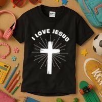 I Love Jesus Kids T-Shirt thumb 3