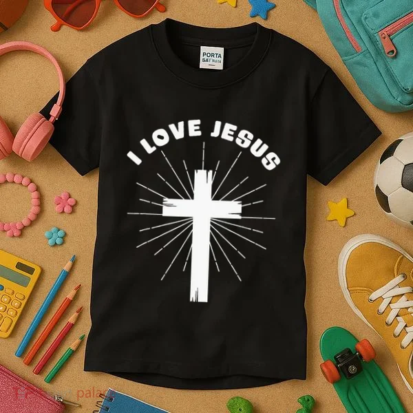 I Love Jesus Kids T-Shirt