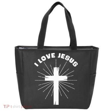 I Love Jesus Tote Bag