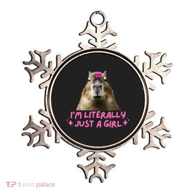 IM Literally Just A Girl Capybara Coquette Ornament