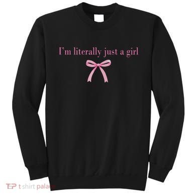 Im Literally Just A Girl Sad Hamster Meme Sweatshirt