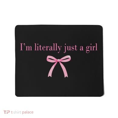 Im Literally Just A Girl Sad Hamster Meme Mousepad
