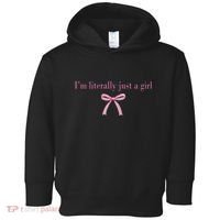 Im Literally Just A Girl Sad Hamster Meme Toddler Hoodie thumb 0