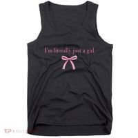 Im Literally Just A Girl Sad Hamster Meme Tank Top thumb 0