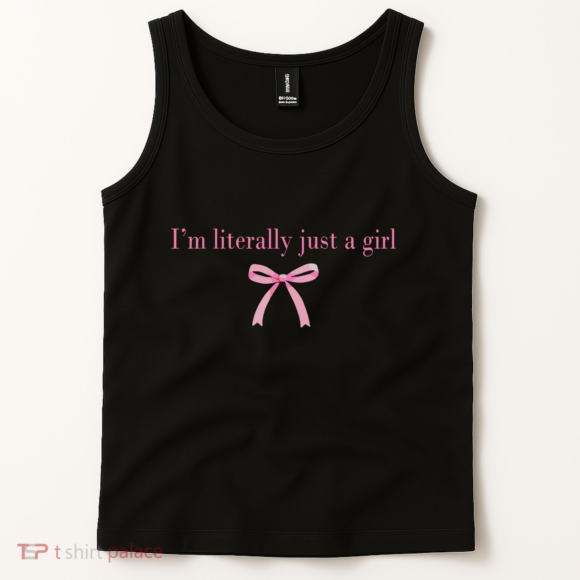 Im Literally Just A Girl Sad Hamster Meme Tank Top