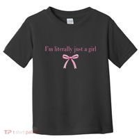 Im Literally Just A Girl Sad Hamster Meme Toddler T-Shirt thumb 0