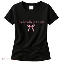 Im Literally Just A Girl Sad Hamster Meme Women's T-Shirt thumb 0