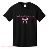 Im Literally Just A Girl Sad Hamster Meme Kids T-Shirt thumb 0