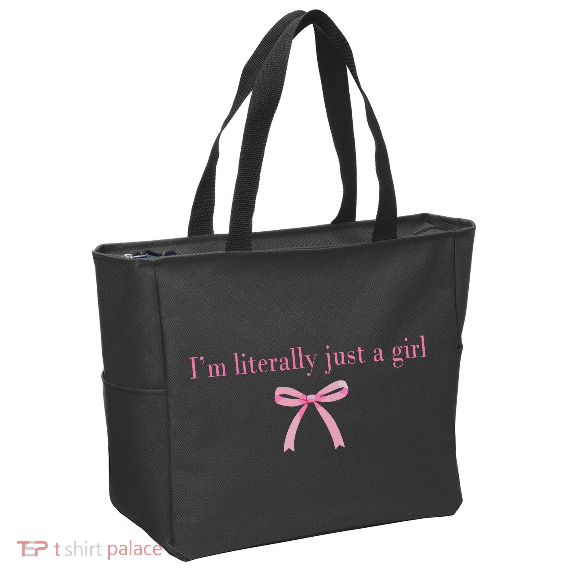 Im Literally Just A Girl Sad Hamster Meme Tote Bag