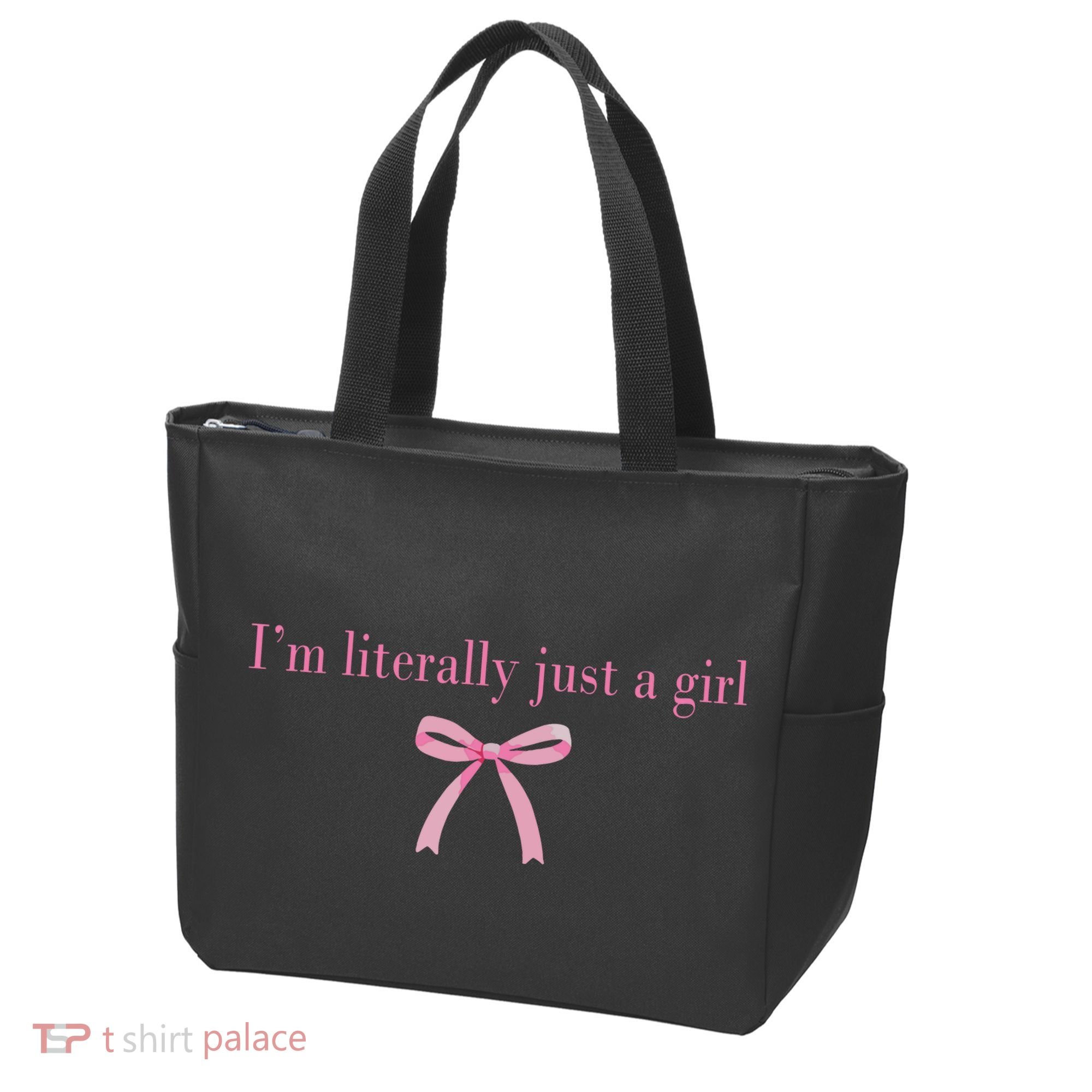 Im Literally Just A Girl Sad Hamster Meme Tote Bag