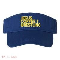 I Love Jesus Coffee Wrestling Gift Wrestler Christian Visor thumb 0