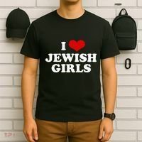 I Love Jewish Cute Gift T-Shirt thumb 6