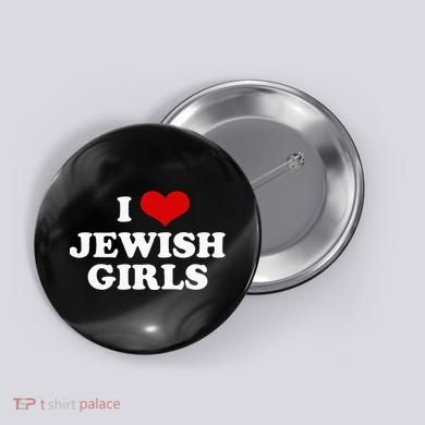 I Love Jewish Cute Gift Button