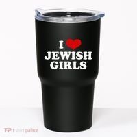 I Love Jewish Cute Gift Tumbler thumb 0