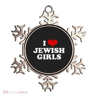 I Love Jewish Cute Gift Ornament