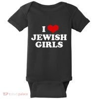I Love Jewish Cute Gift Baby Bodysuit thumb 0