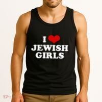 I Love Jewish Cute Gift Tank Top thumb 3