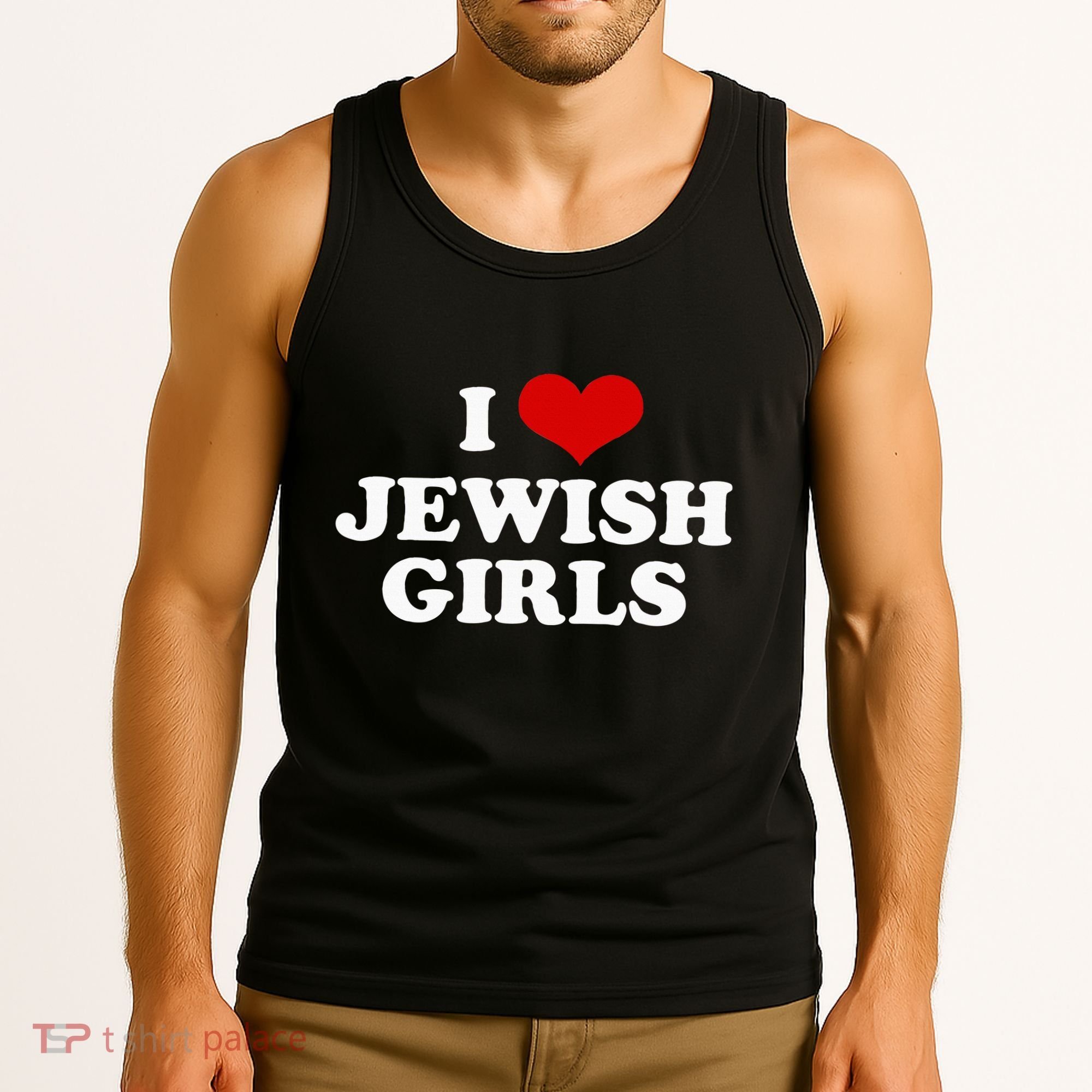 I Love Jewish Cute Gift Tank Top