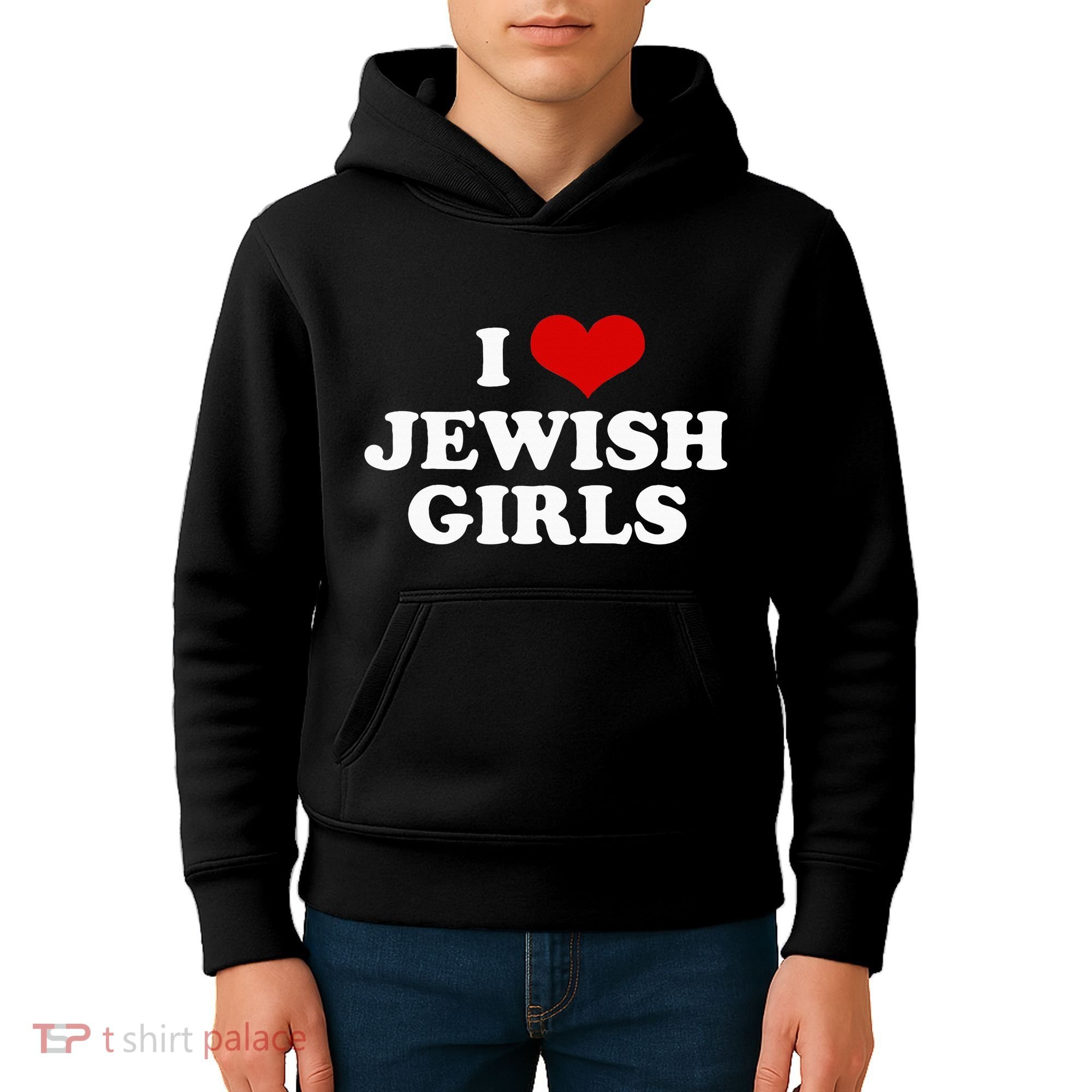 I Love Jewish Cute Gift Kids Hoodie