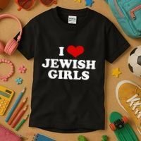 I Love Jewish Cute Gift Kids T-Shirt thumb 3