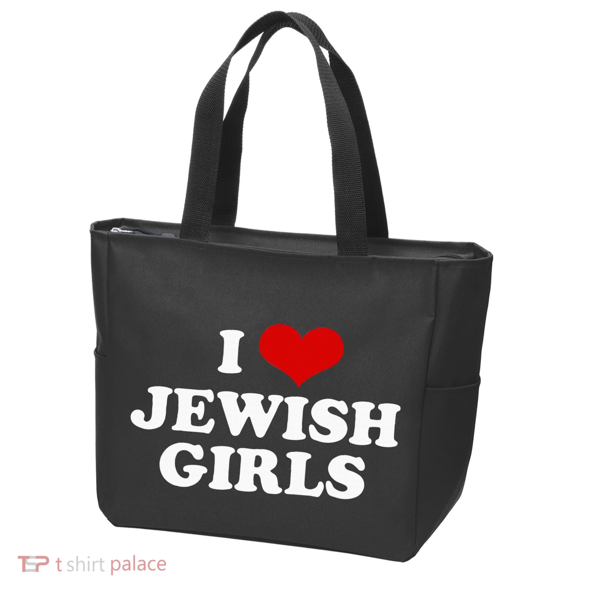 I Love Jewish Cute Gift Tote Bag