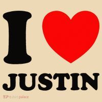 I Love Justin Tote Bag thumb 4