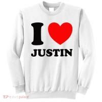 I Love Justin Sweatshirt thumb 0
