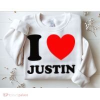 I Love Justin Sweatshirt thumb 2