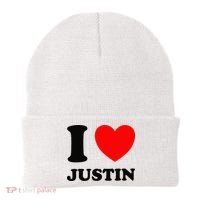 I Love Justin Beanie thumb 0