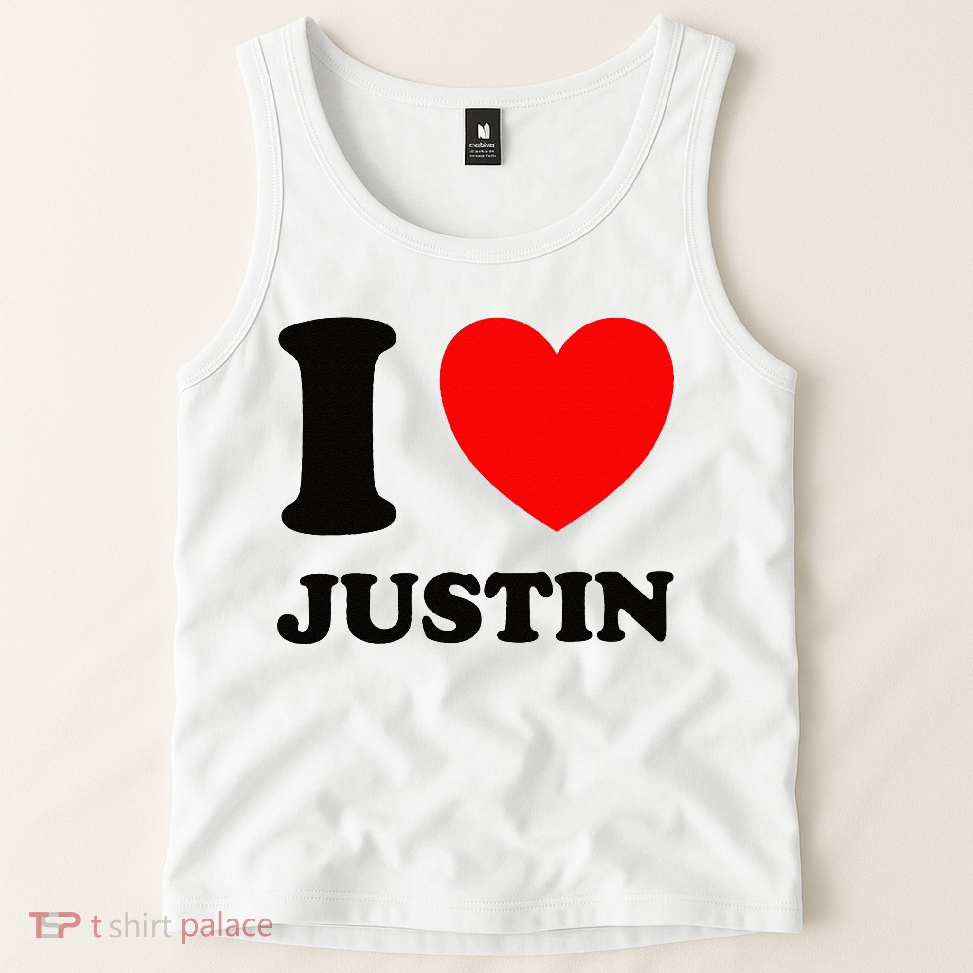 I Love Justin Tank Top