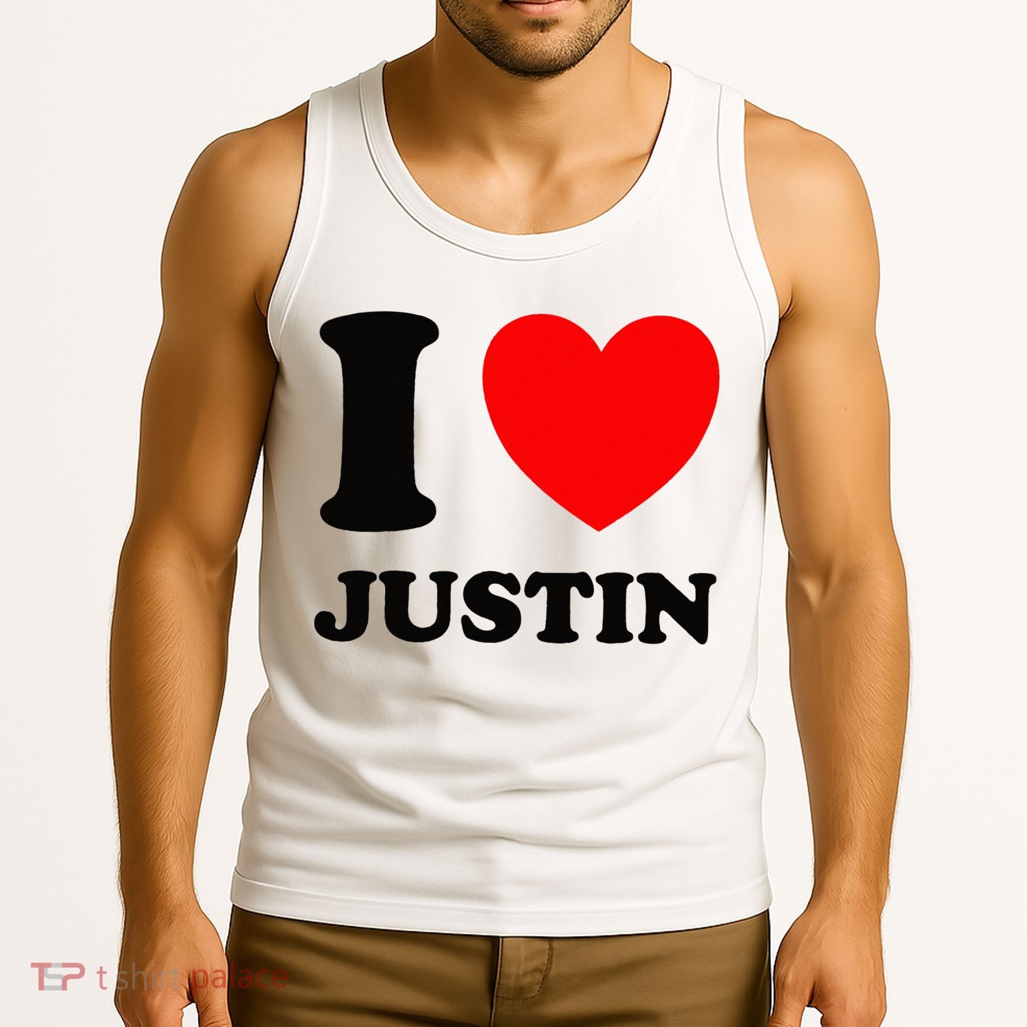 I Love Justin Tank Top