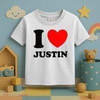 I Love Justin Toddler T-Shirt thumb 3