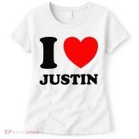 I Love Justin Women's T-Shirt thumb 0