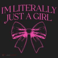 IM Literally Just A Girl Coquette Bow Beanie thumb 2