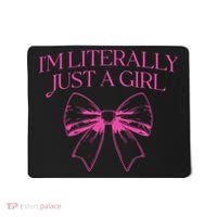 IM Literally Just A Girl Coquette Bow Mousepad thumb 0