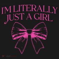 IM Literally Just A Girl Coquette Bow Mousepad thumb 1