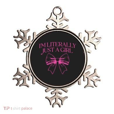 IM Literally Just A Girl Coquette Bow Ornament