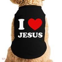 I Love Jesus I Heart Jesus Funny Jesus Doggie Tank thumb 0