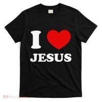 I Love Jesus I Heart Jesus Funny Jesus T-Shirt thumb 0