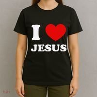 I Love Jesus I Heart Jesus Funny Jesus T-Shirt thumb 4