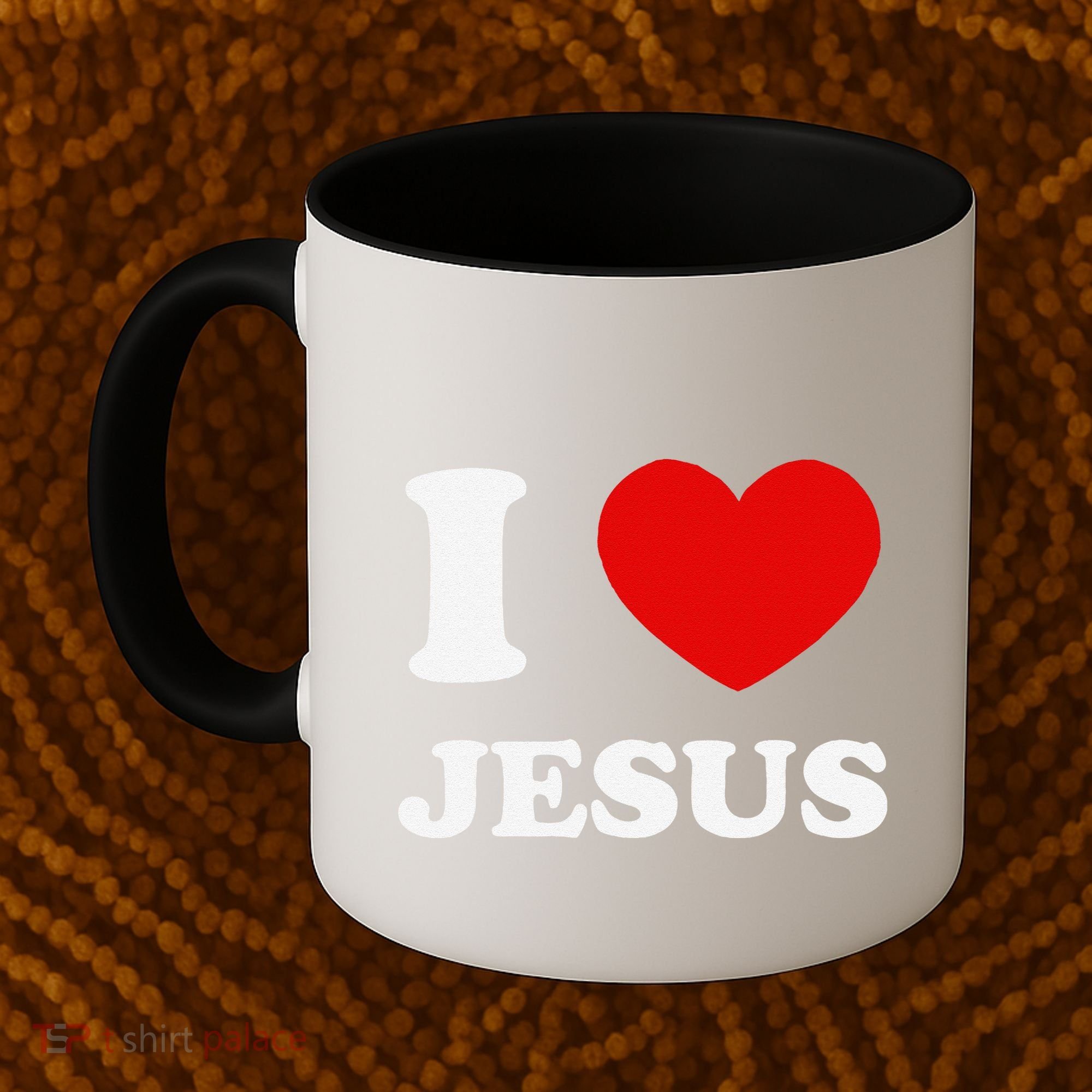 I Love Jesus I Heart Jesus Funny Jesus Coffee Mug