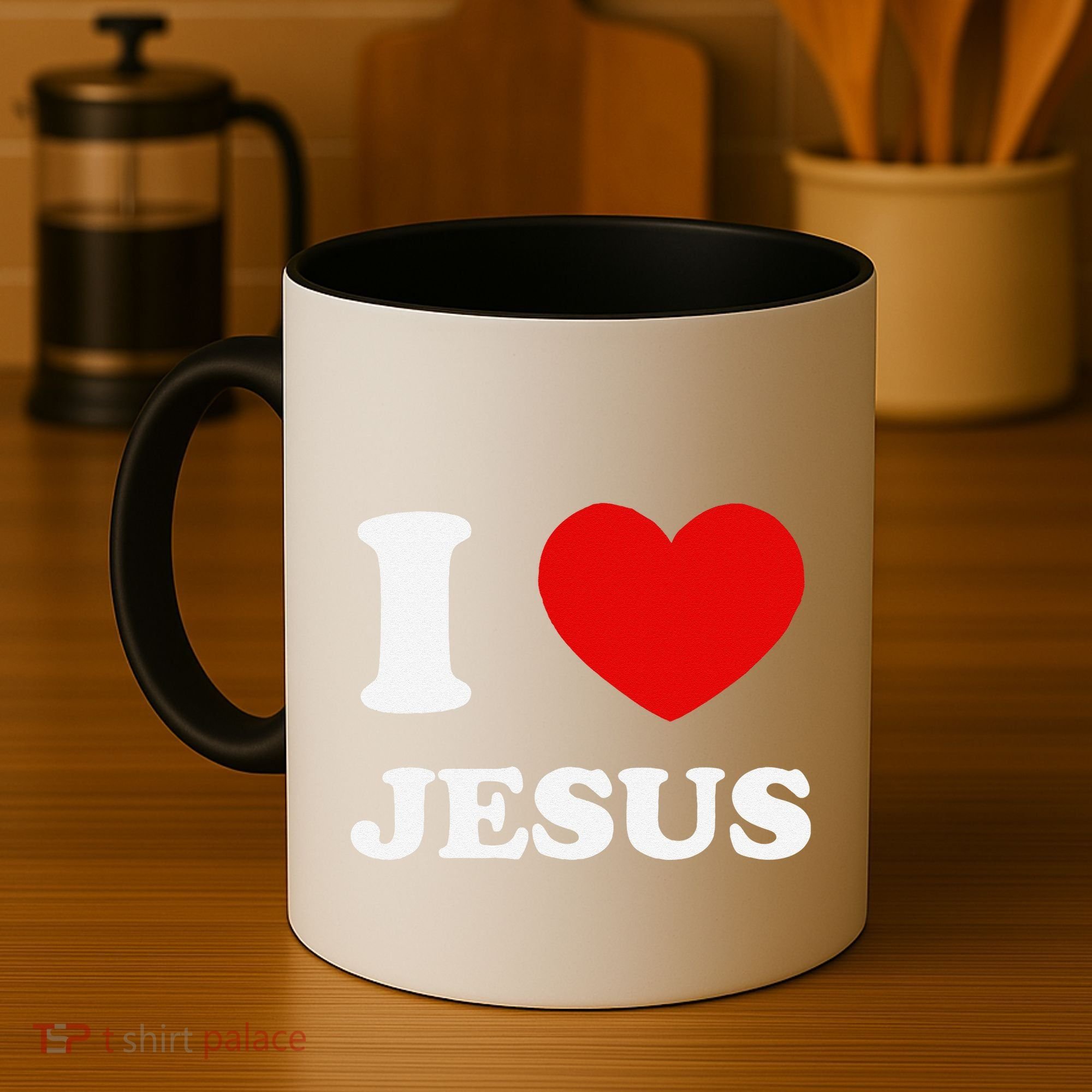 I Love Jesus I Heart Jesus Funny Jesus Coffee Mug